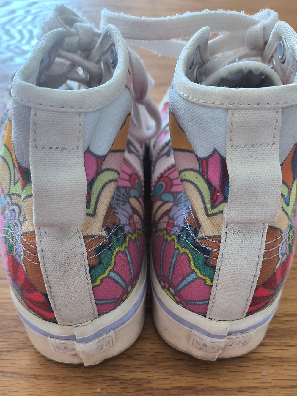 Adidas Nizza Platform Women's High-Top Sneakers  Floral Print - Picture 3 of 5